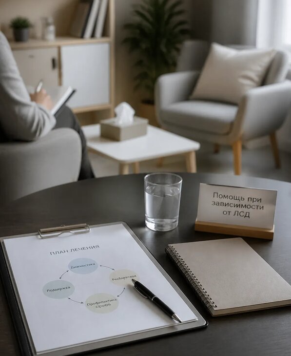 Профессиональная помощь при зависимости от ЛСД в Гае