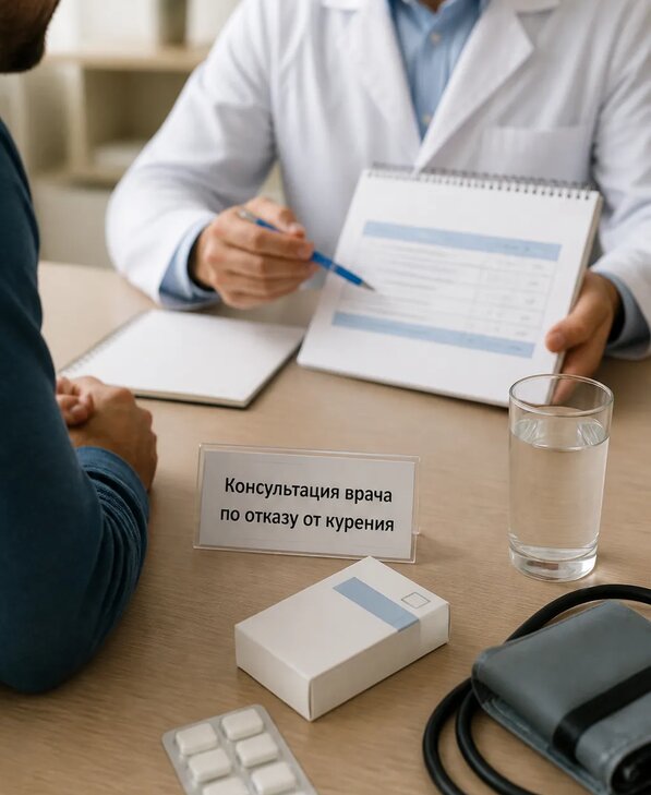 Консультация врача по отказу от курения для взрослых в Гае